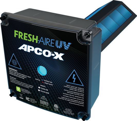 Fresh-Aire TUV-APCOX-ER3 - In-Duct Air Purifier w/Advanced EverCarbon Matrix