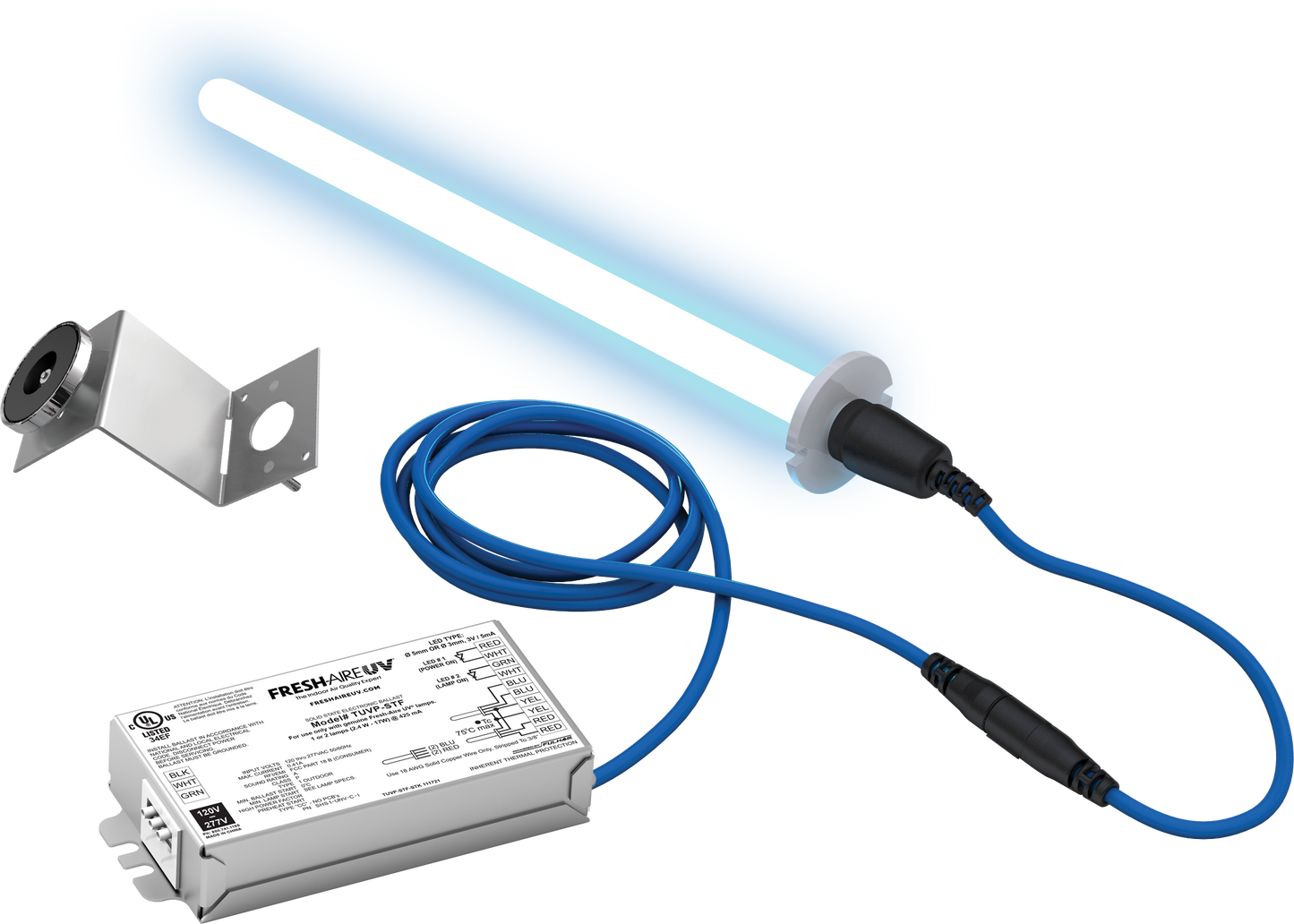 Fresh-Aire TUV-BTST2 - Germicidal UV system w/ single remote lamp