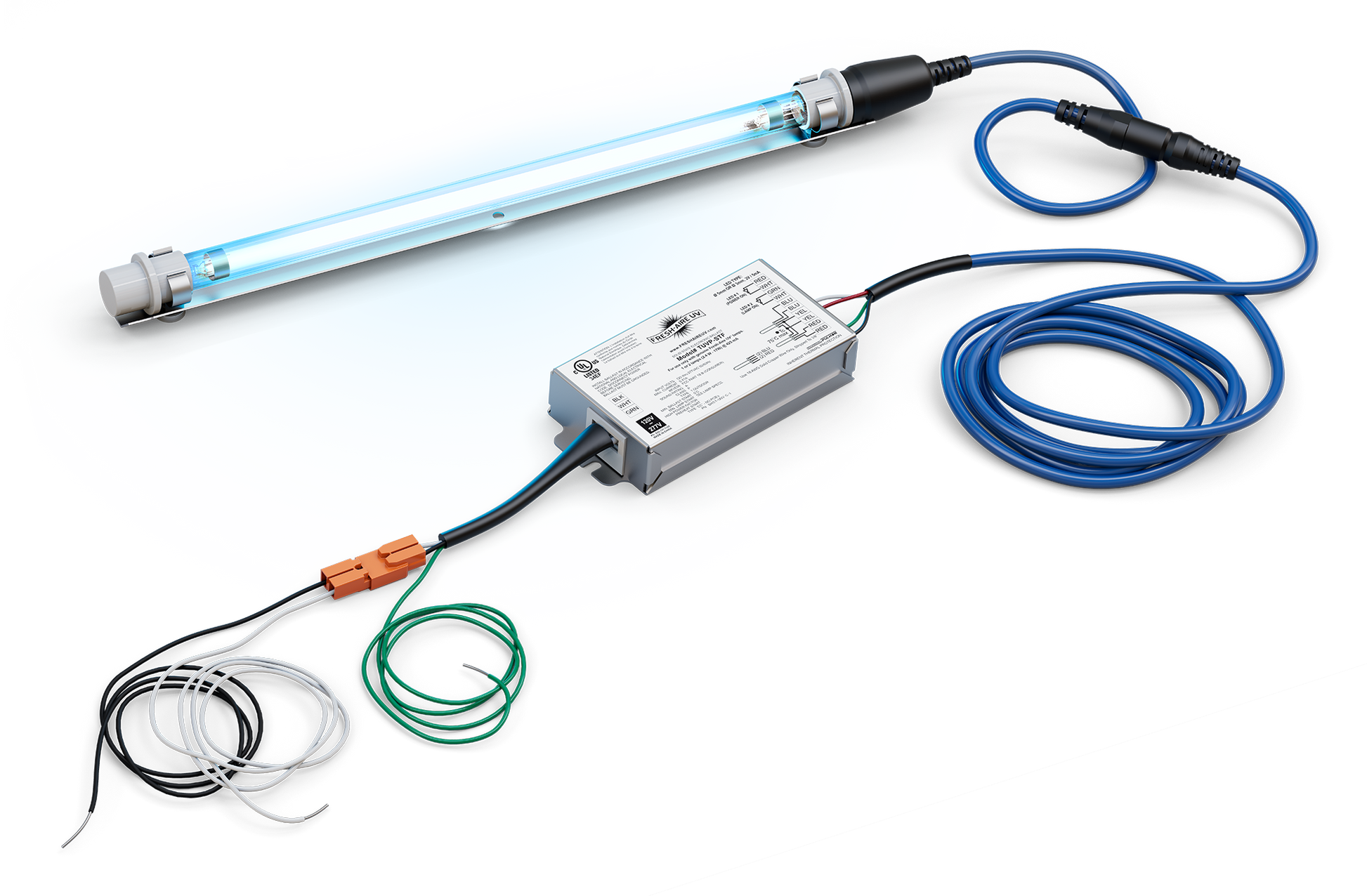 Fresh-Aire TUV-TFK-ST2 - Germicidal UV system for PTAC & Fan Coil units