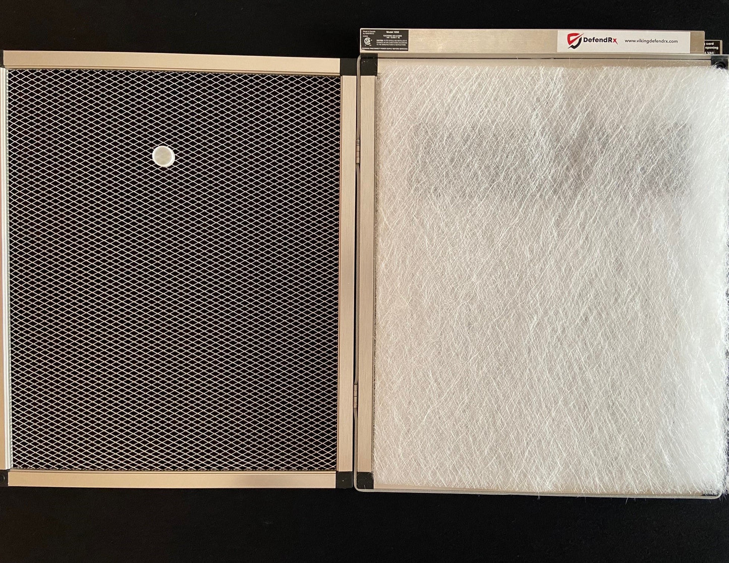 DefendRx 1000 1" Panel With Pop Up Corners + 3 Low Pressure Media Refills