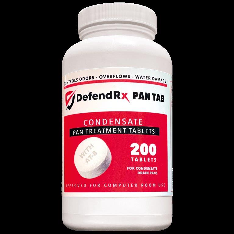 DefendRx VDPT-200 Condensation Drain Pan Tablets 12/Bottles Per Case